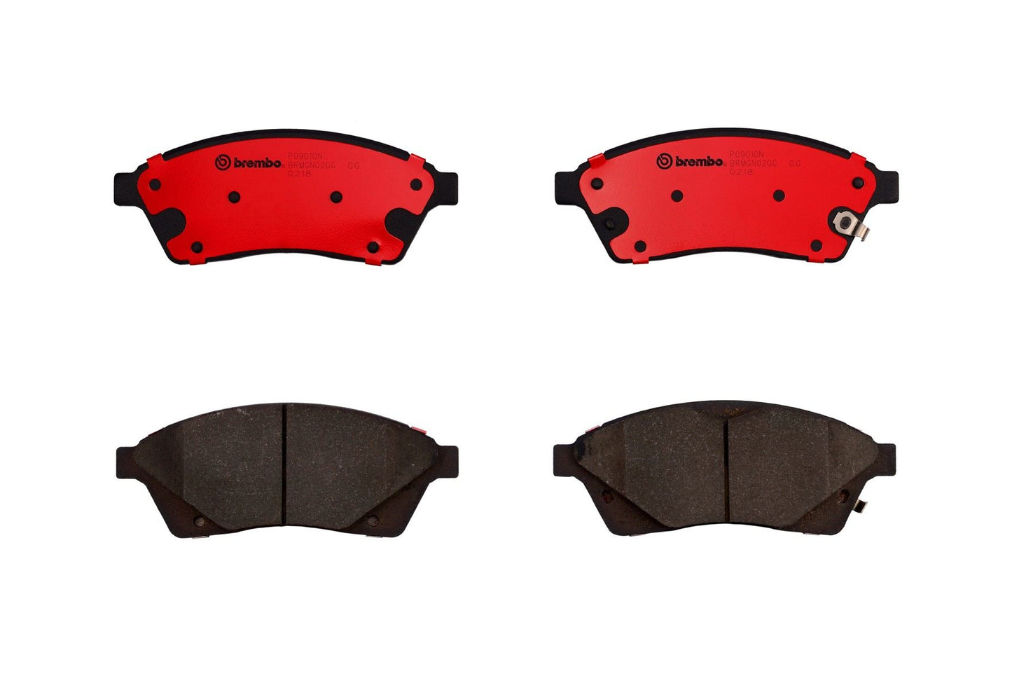 Brembo OE Brembo 10-16 Cadillac SRX Front Premium NAO Ceramic OE Equivalent Pad P09010N