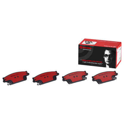 Brembo OE Brembo 06-07 Cadillac CTS/04-09 SRX/05-11 STS Rear Premium NAO Ceramic OE Equivalent Pad P09020N