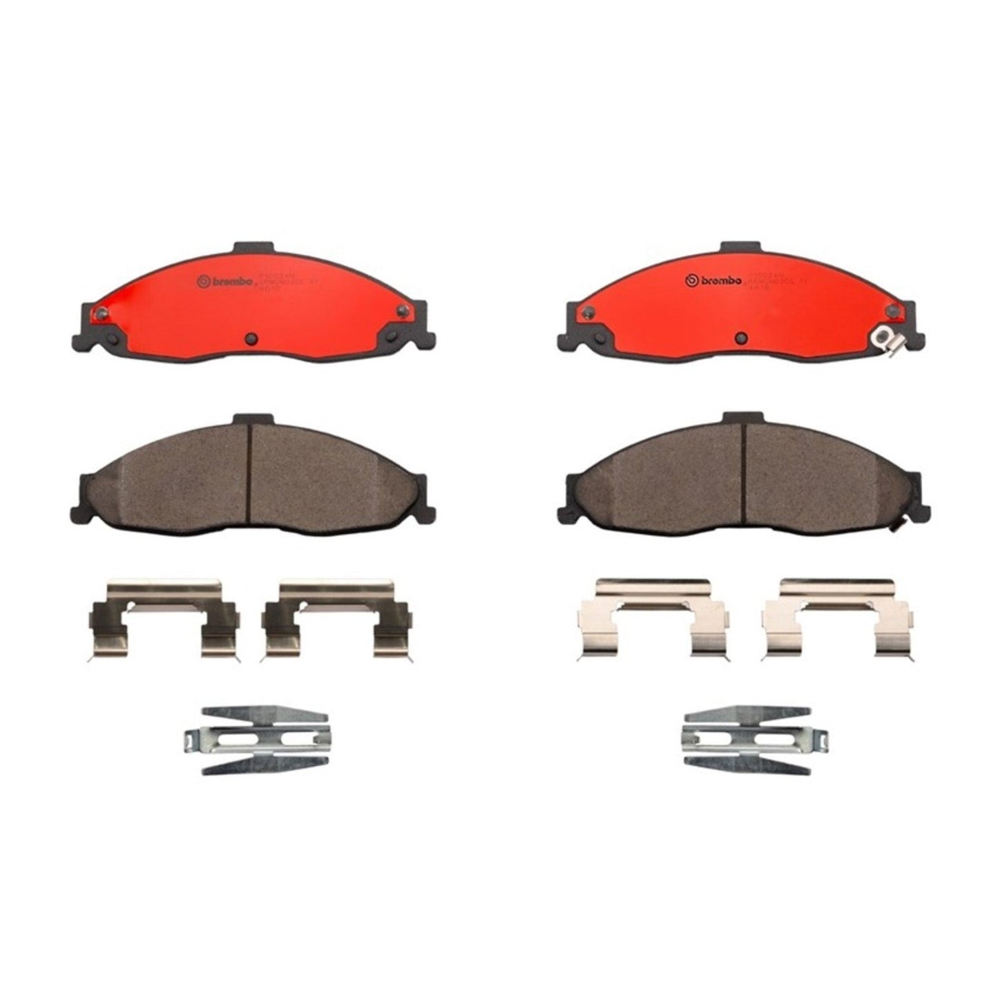 Brembo OE Brembo 98-02 Chevrolet Camaro/Pontiac Firebird Front Premium NAO Ceramic OE Equivalent Pad P10024N