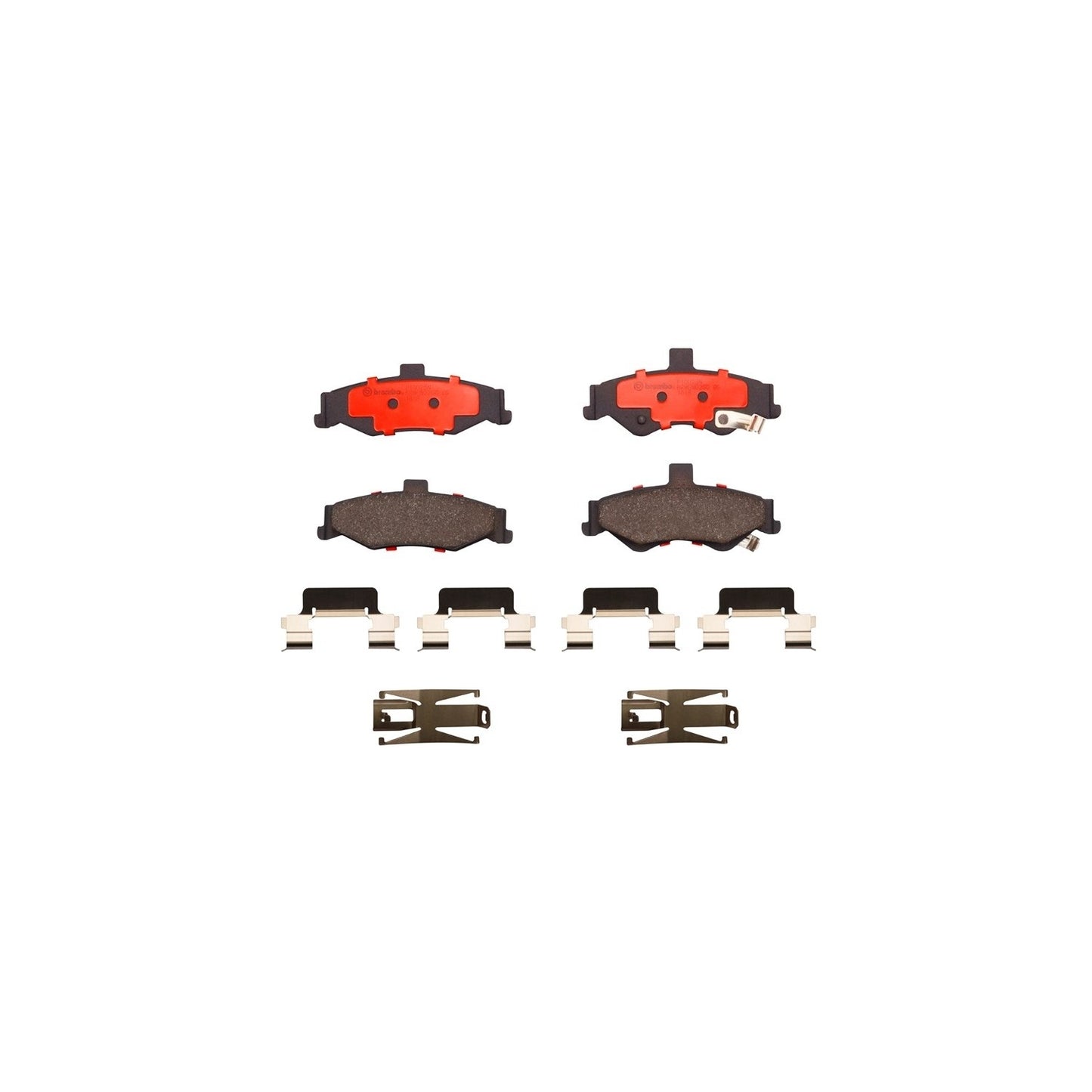 Brembo OE Brembo 98-02 Chevrolet Camaro/98-02 Pontiac Firebird Rear Premium NAO Ceramic OE Equivalent Pad P10025N