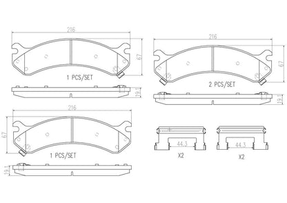 Brembo Disc Brake Pad