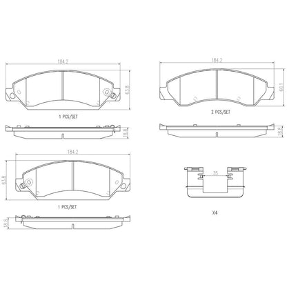 Brembo Disc Brake Pad