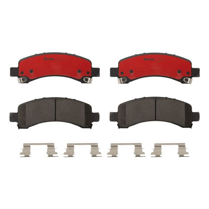 Brembo OE Brembo 03-17 Chevy Express 2500/03-17 Savana 3500 Rear Premium NAO Ceramic OE Equivalent Pad P10048N