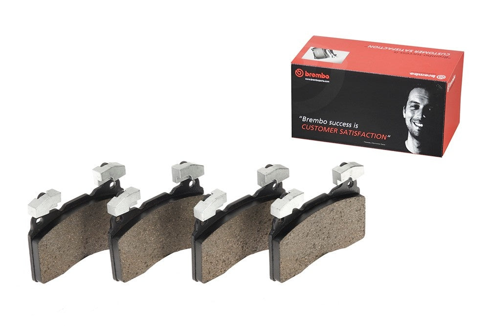 Brembo OE Brembo 10-19 Chevy Camaro/15-19 Corvette/12-21 Tesla S Front Premium Low-Met OE Equivalent Pad P10064