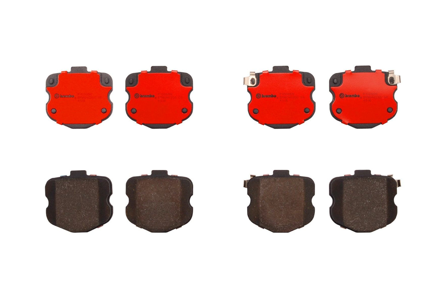 Brembo OE Brembo 09-13 Chevrolet Corvette Rear Premium NAO Ceramic OE Equivalent Pad P10066N