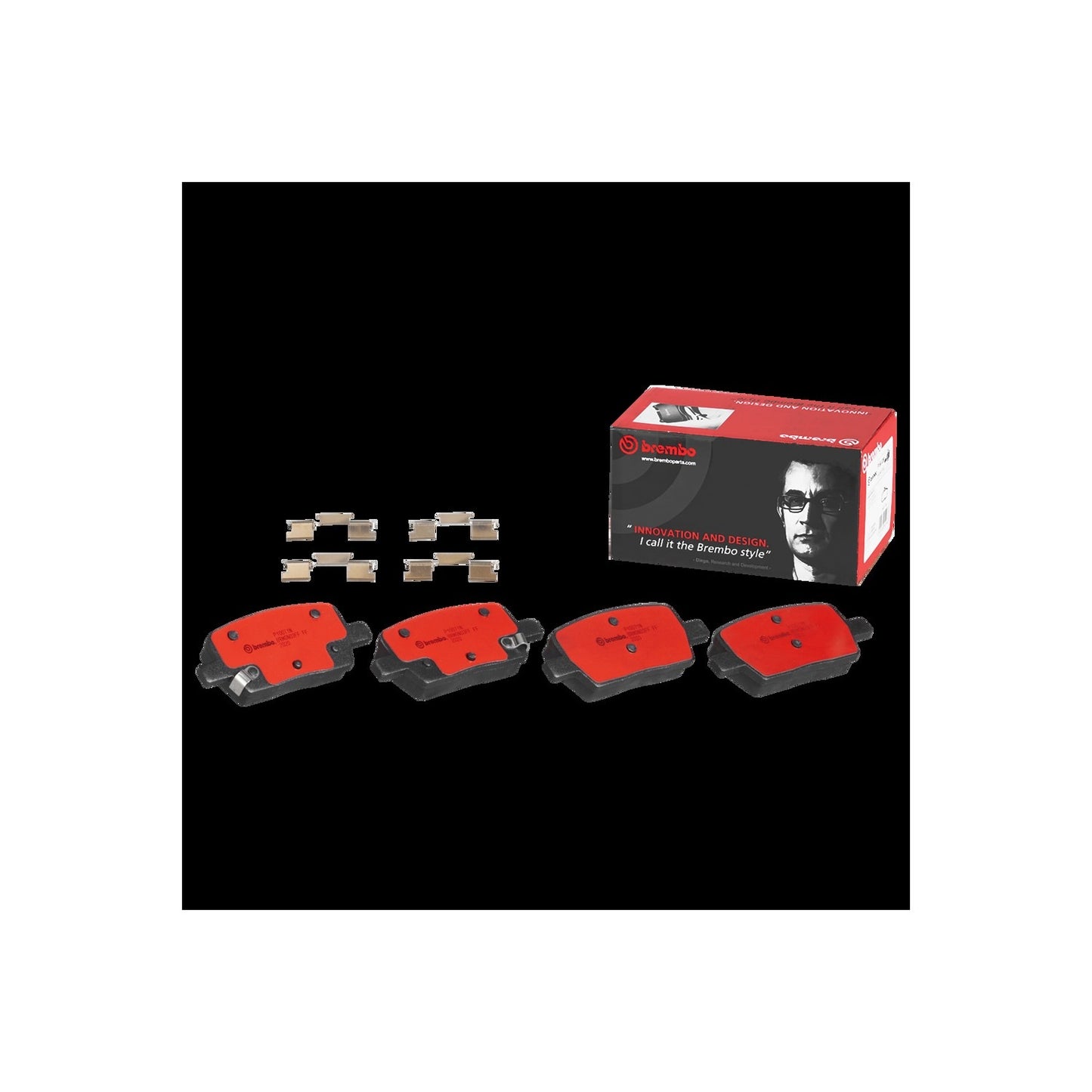 Brembo OE Brembo 18-19 Buick Enclave Premium NAO Ceramic OE Equivalent Pad - Rear P10071N