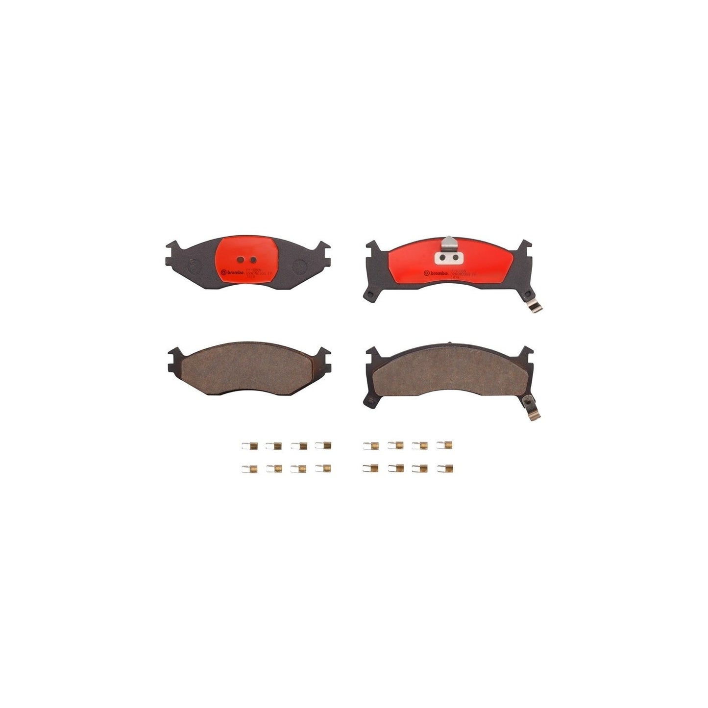 Brembo OE Brembo 1995 Grand Voyager/91-94 Sundance/91-93 Voyager/1995 Voyager Front NAO Brake Pad P11006N