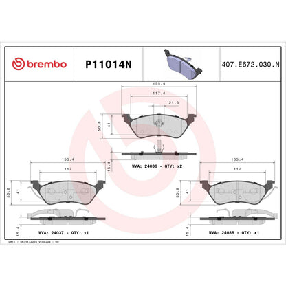 Brembo Disc Brake Pad