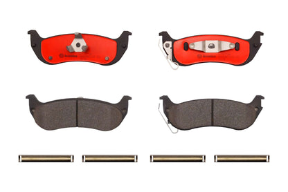 Brembo OE Brembo 04-08 Chrysler Pacifica Rear Premium NAO Ceramic OE Equivalent Pad P11029N