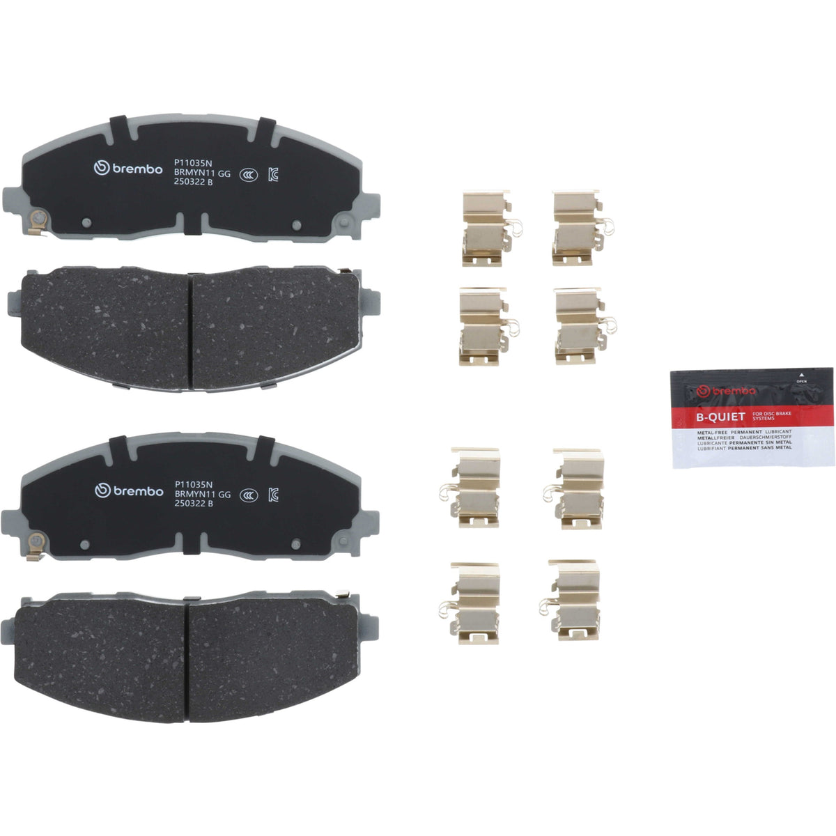 Brembo Disc Brake Pad Set P11035N