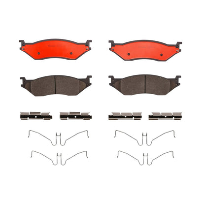 Brembo OE Brembo 08-09 Ford F53/11-19 F53/05-16 F-450 Super Duty Front Premium NAO Ceramic OE Equivalent Pad P11037N