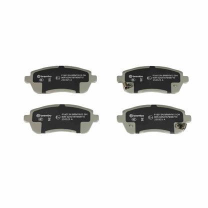 Brembo OE Brembo 11-14 Mazda 2 Front Premium NAO Ceramic OE Equivalent Pad P16013N