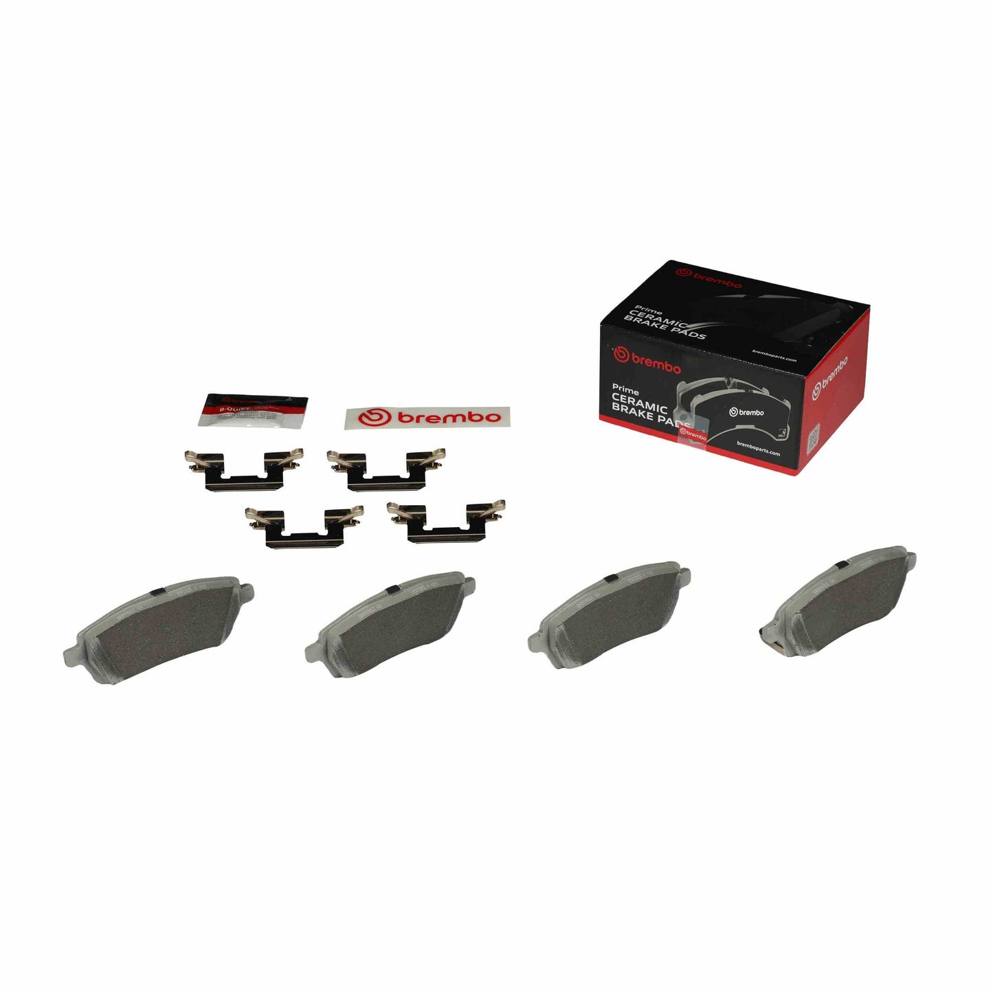 Brembo OE Brembo 11-14 Mazda 2 Front Premium NAO Ceramic OE Equivalent Pad P16013N