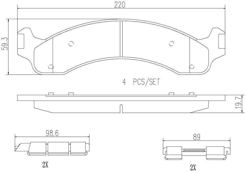 Brembo Disc Brake Pad