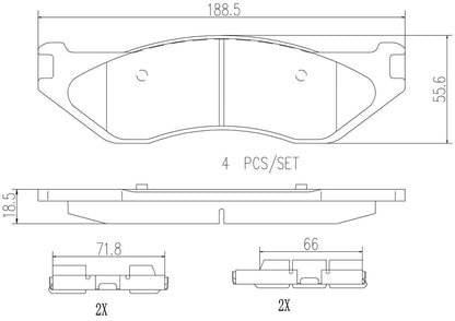 Brembo Disc Brake Pad
