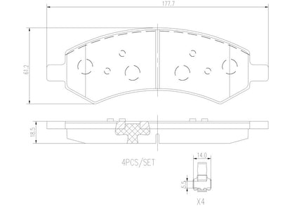 Brembo Disc Brake Pad
