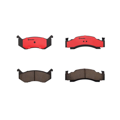 Brembo OE Brembo 84-93 Dodge B150/B250/B350/ 95-97 B1500/B2500/B3500/86-89 D100 Front NAO Brake Pad P18014N