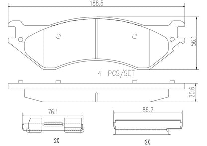 Brembo Disc Brake Pad