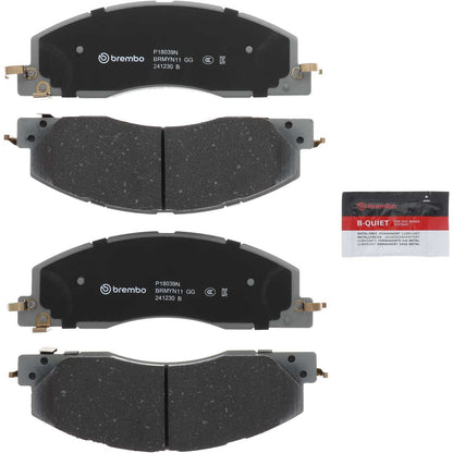 Brembo OE Brembo 09-10 Dodge Ram 2500/Ram 3500 Front Premium NAO Ceramic OE Equivalent Pad P18039N
