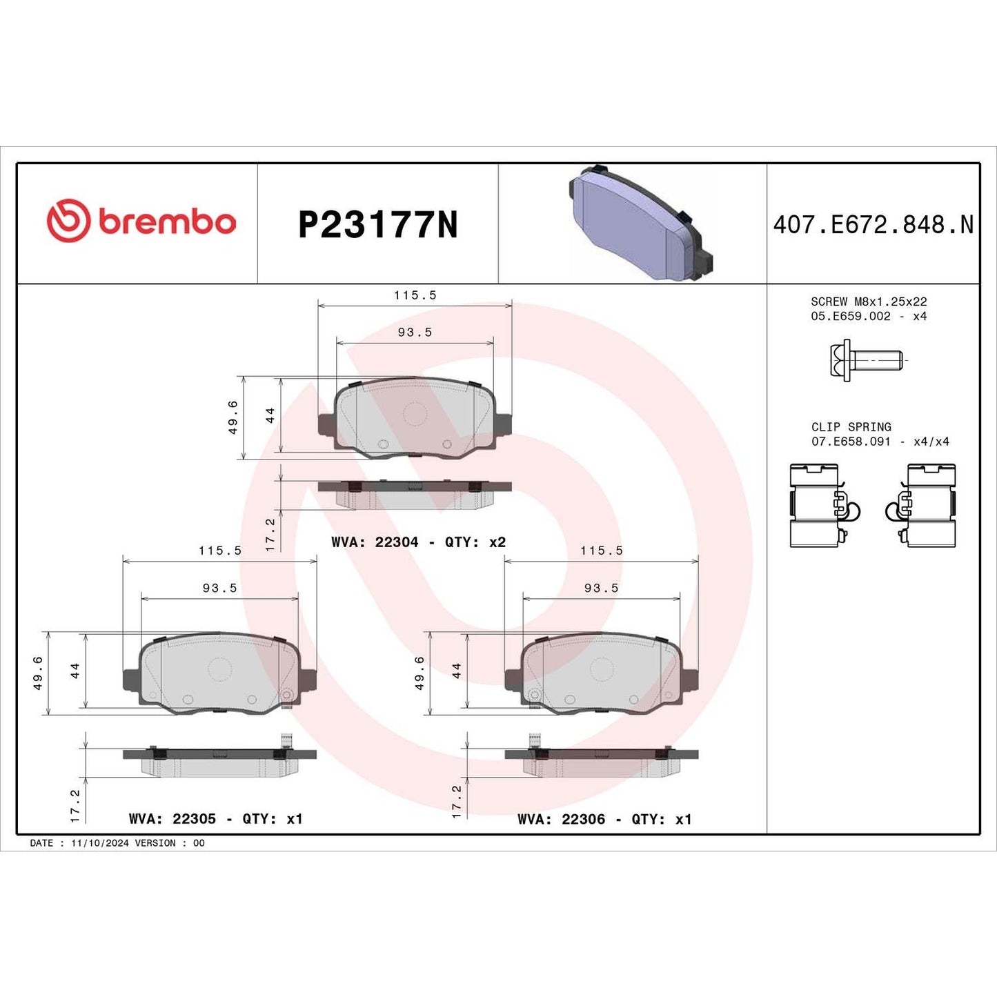 Brembo P23177N