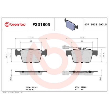 Brembo P23180N product image