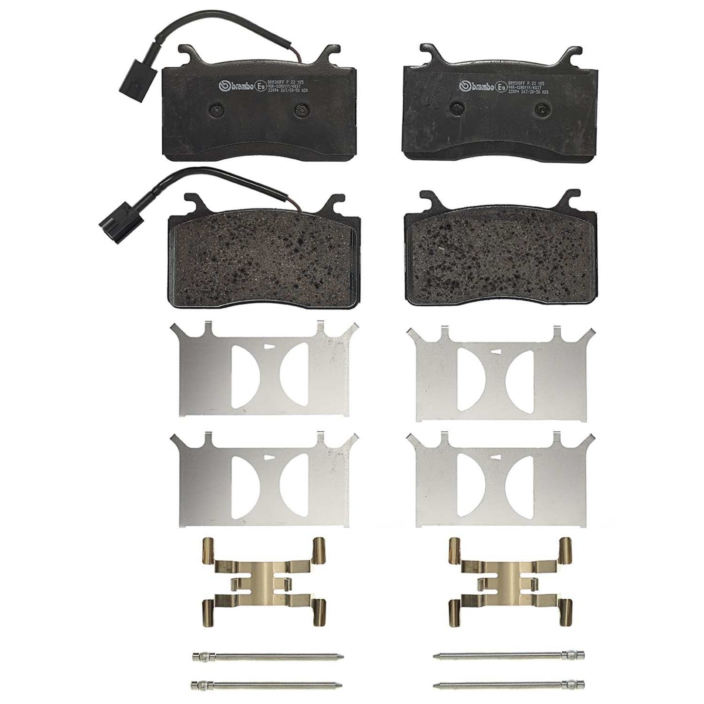 Brembo OE Brembo 17-19 Alfa Romeo Stelvio/ Alfa Romeo Giulia Front Low-Met Brake Pad P23185