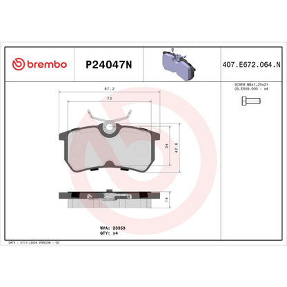 Brembo Disc Brake Pad