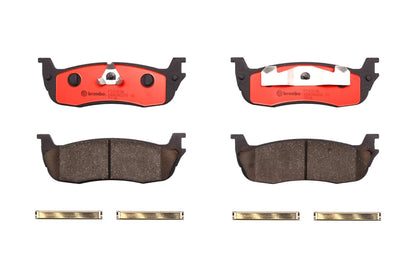 Brembo OE Brembo 99-04 Ford Mustang Front Premium NAO Ceramic OE Equivalent Pad P24082N