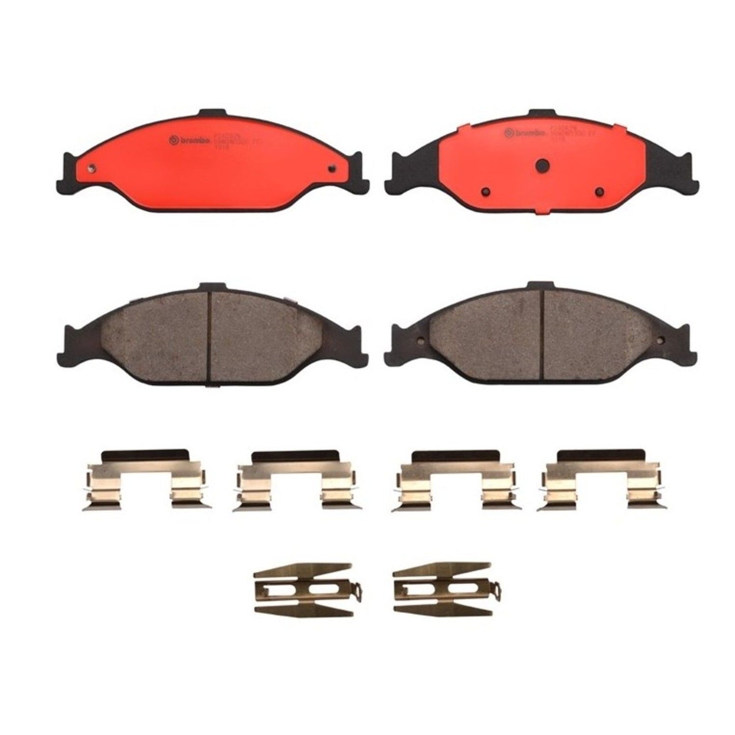 Brembo OE Brembo 99-04 Ford Mustang Front Premium NAO Ceramic OE Equivalent Pad P24082N