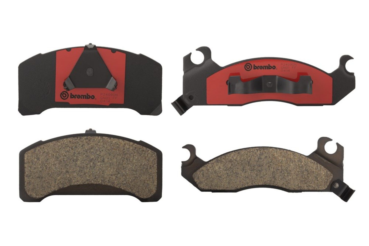 Brembo OE Brembo 90-93 Ford Mustang 1993-1990 Front NAO Brake Pad P24090N