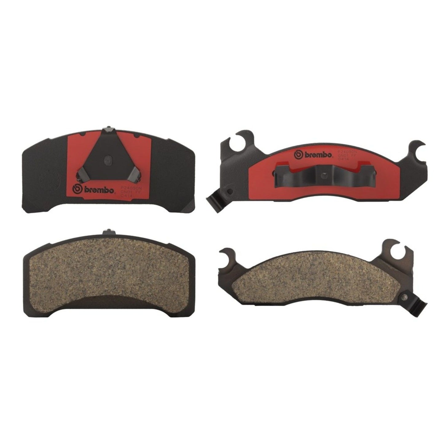 Brembo OE Brembo 90-93 Ford Mustang 1993-1990 Front NAO Brake Pad P24090N