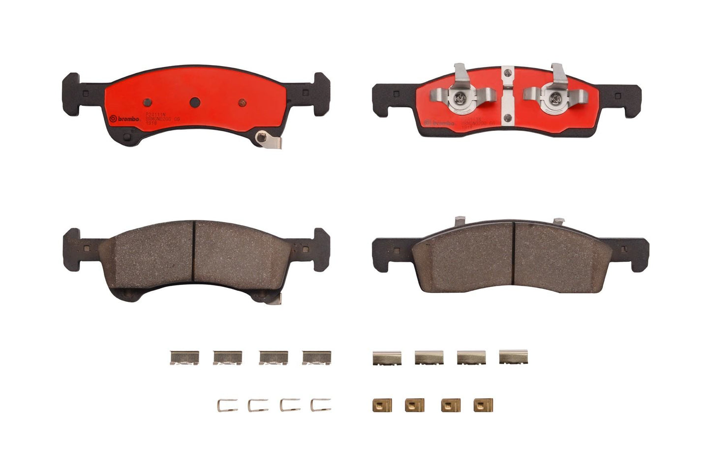 Brembo OE Brembo 03-06 Ford Expedition/Lincoln Navigator Front Premium NAO Ceramic OE Equivalent Pad P24111N