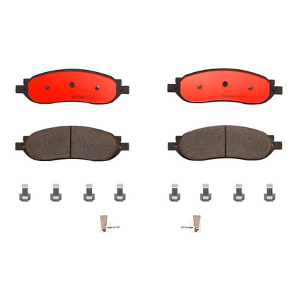 Brembo OE Brembo 05-07 Ford F-250 Super Duty/F-350 Super Duty Rear Premium NAO Ceramic OE Equivalent Pad P24118N