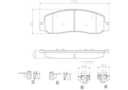 Brembo Disc Brake Pad
