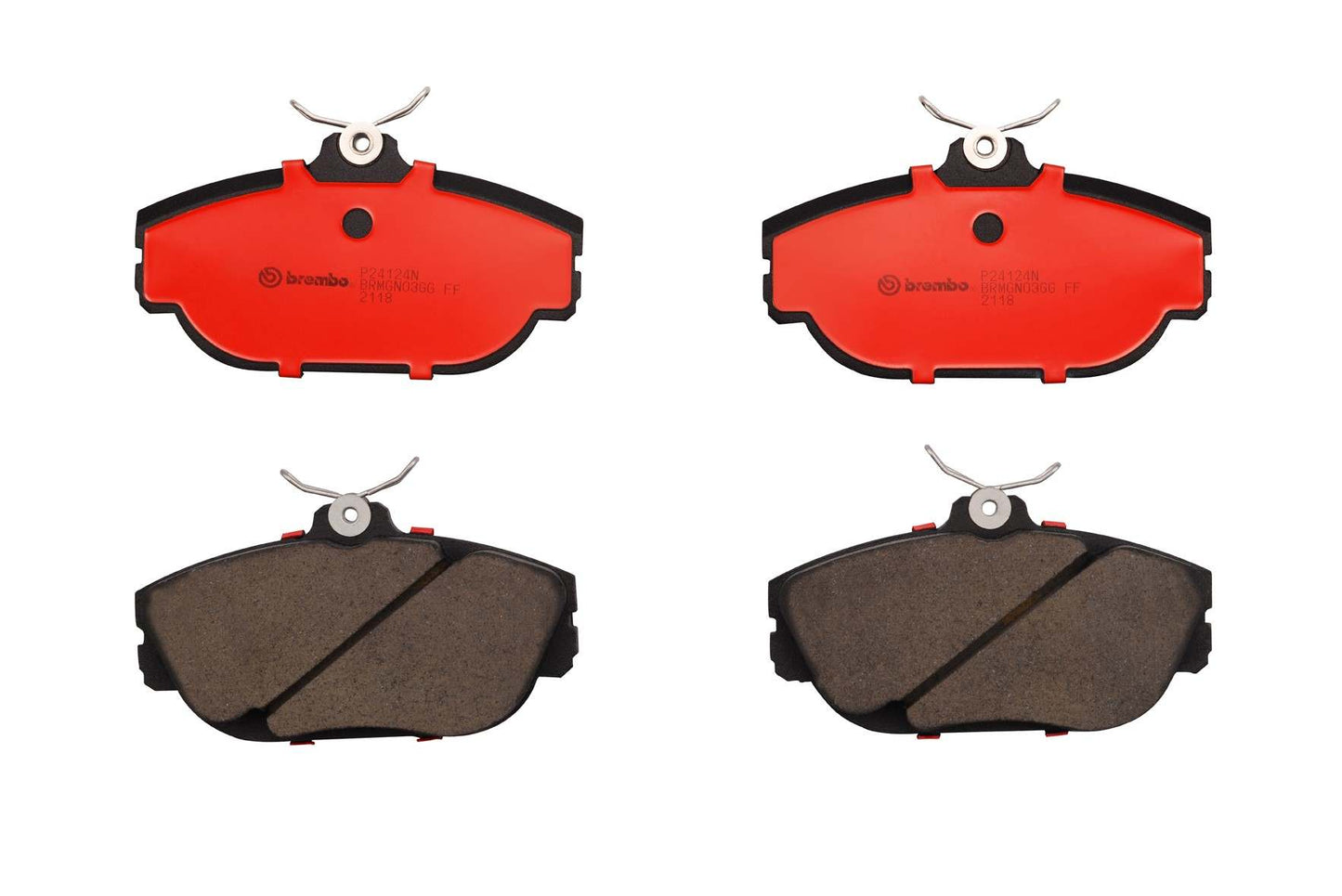 Brembo OE Brembo 95-98 Ford Windstar Front Premium NAO Ceramic OE Equivalent Pad P24124N
