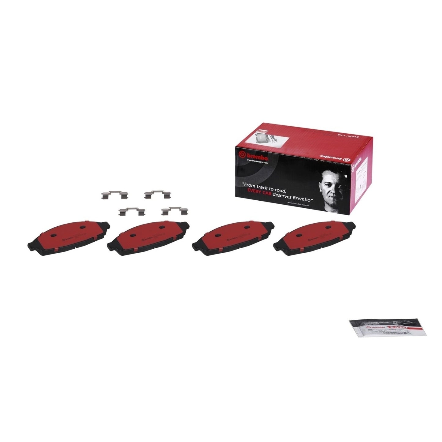 Brembo OE Brembo 03-11 Ford Crown Victoria/Lincoln Town Car Front Premium NAO Ceramic OE Equivalent Pad P24128N