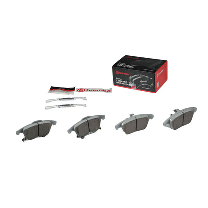 Brembo OE Brembo 13-20 Ford Fusion/19-20 Police Responder Hybrid Front Premium NAO Ceramic OE Equivalent Pad P24173N