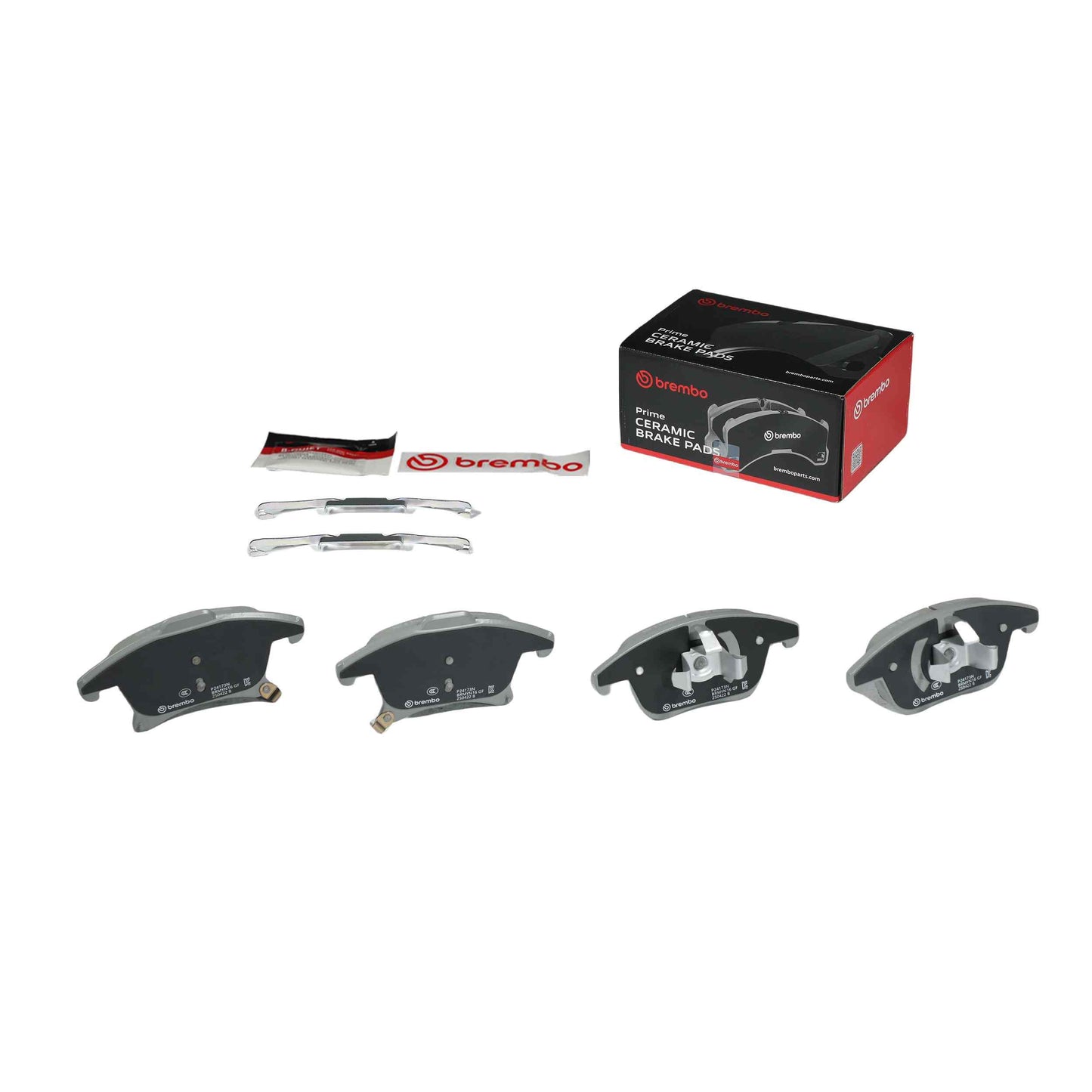 Brembo OE Brembo 13-20 Ford Fusion/19-20 Police Responder Hybrid Front Premium NAO Ceramic OE Equivalent Pad P24173N