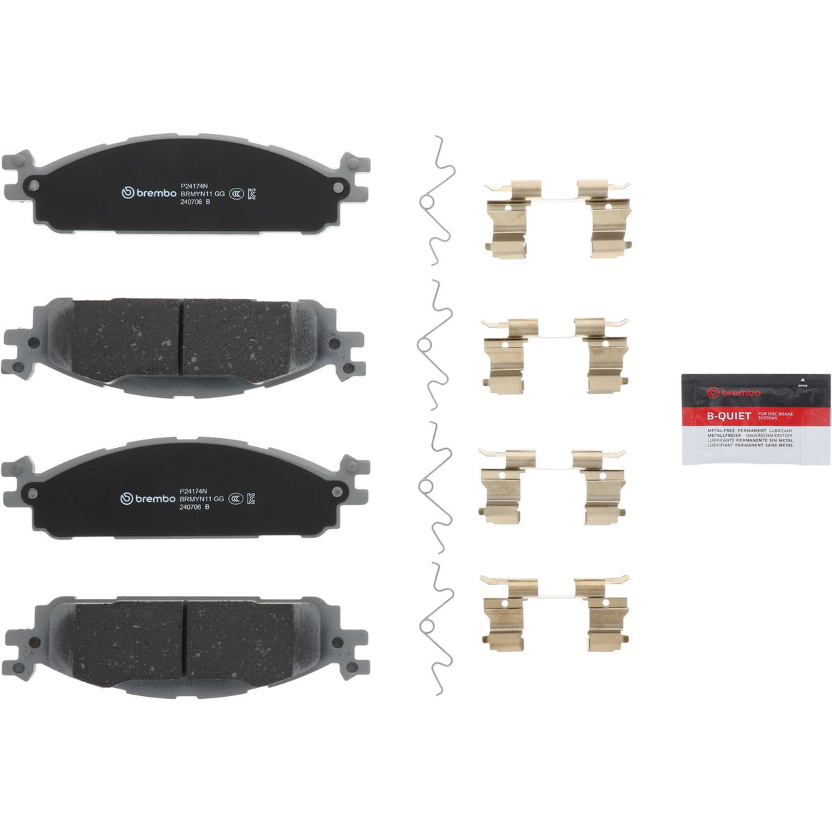 Brembo Disc Brake Pad Set P24174N