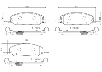Brembo Disc Brake Pad Set P24176N