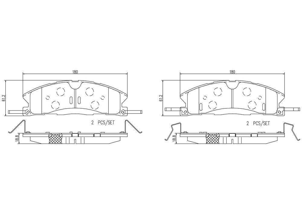 Brembo Disc Brake Pad Set P24178N