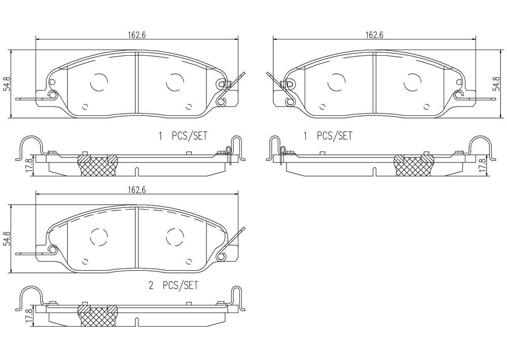 Brembo Disc Brake Pad Set P24181N