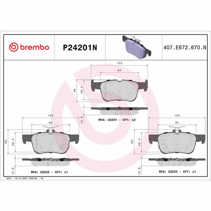 Brembo P24201N product image