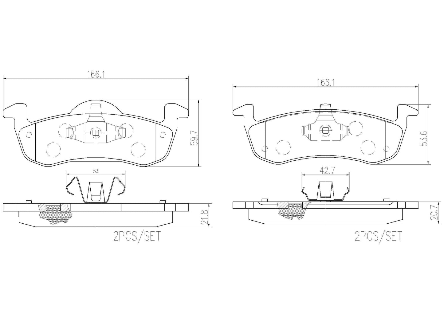Brembo Disc Brake Pad Set P24212N