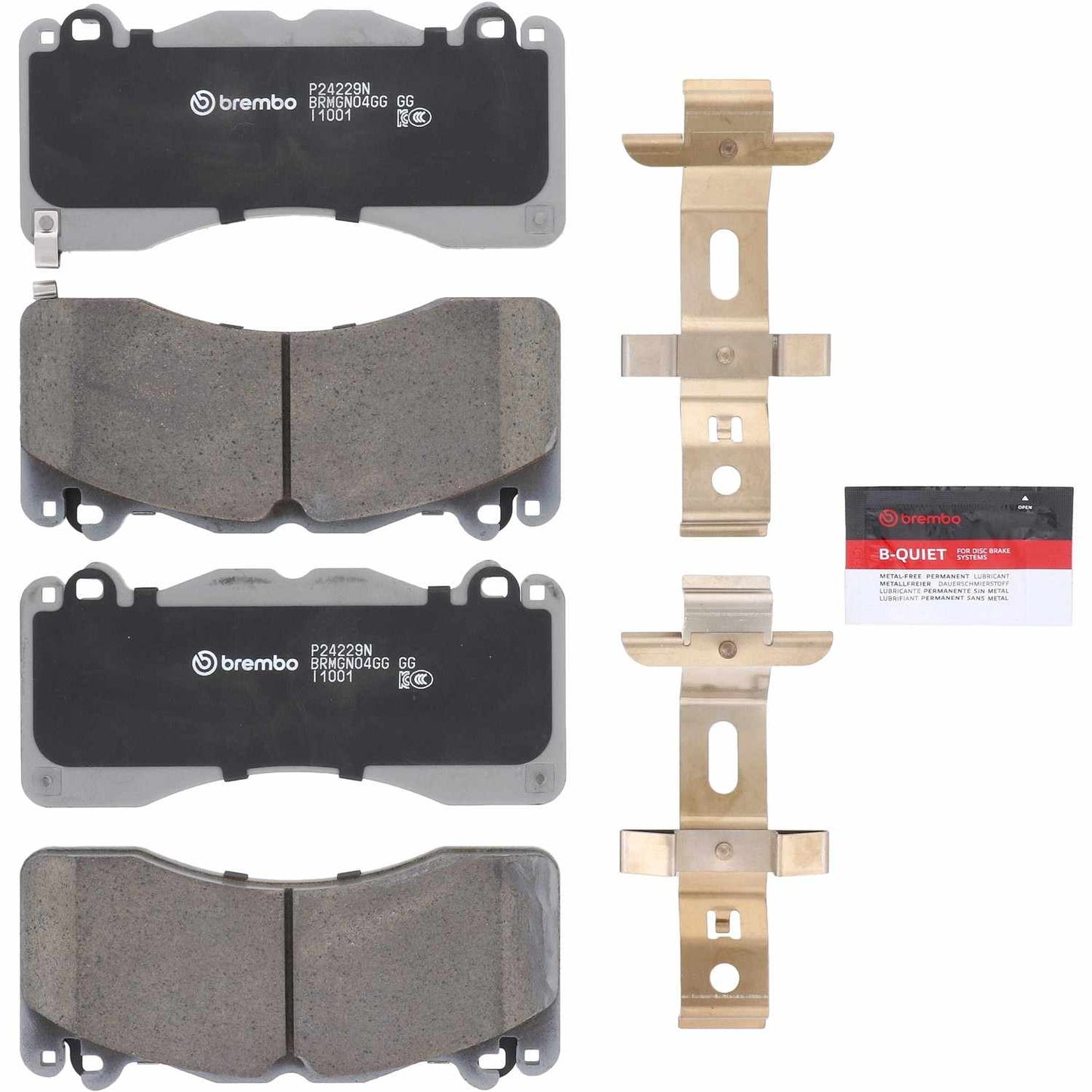 Brembo OE Brembo 15-22 Ford Mustang Front NAO Brake Pad P24229N