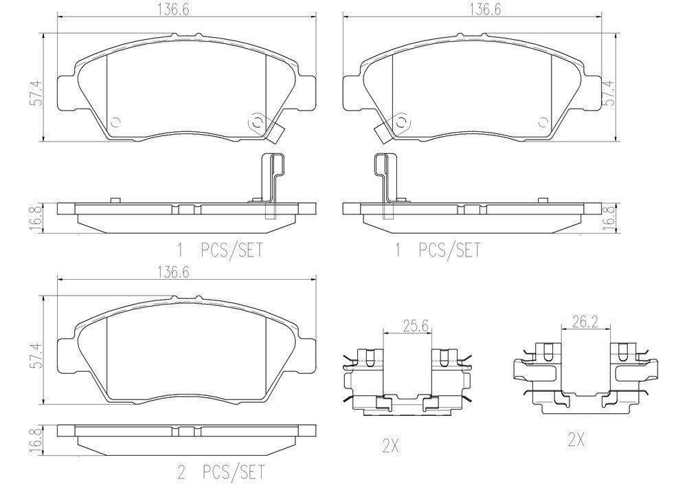 Brembo Disc Brake Pad