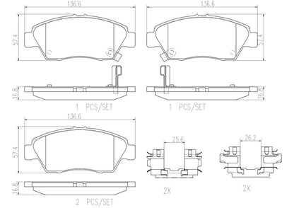 Brembo Disc Brake Pad