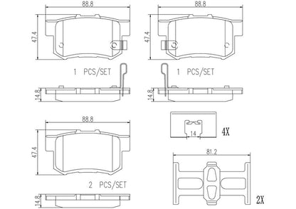 Brembo Disc Brake Pad