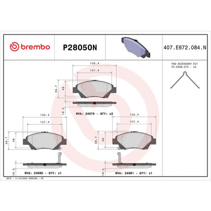 Brembo Disc Brake Pad 14248