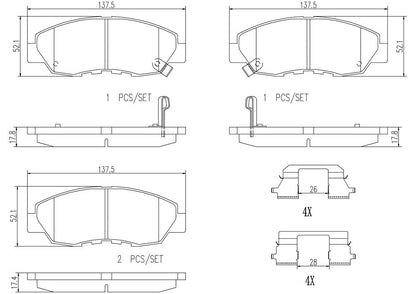 Brembo Disc Brake Pad